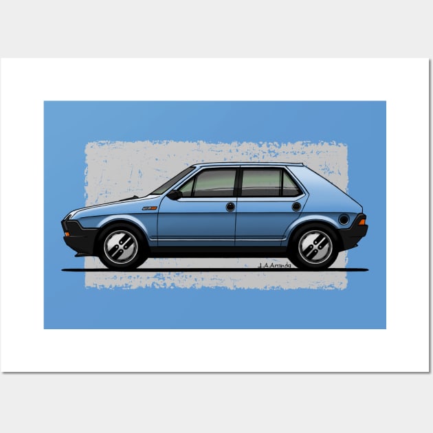 The amazing car that was a design masterpiece! Wall Art by jaagdesign